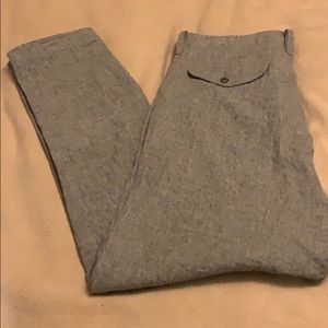 Wings & Horns NWT light gray linen pants.
